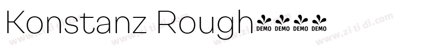 Konstanz Rough字体转换